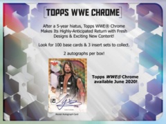 2020 Topps WWE Chrome Hobby Box